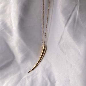 Michael Kors Gold Horn Necklace